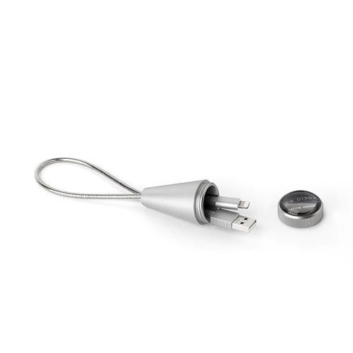 Кабель Native Union Tom Dixon Stash Cone Lightning Cable Silver (CONE-L-SIL-TD)