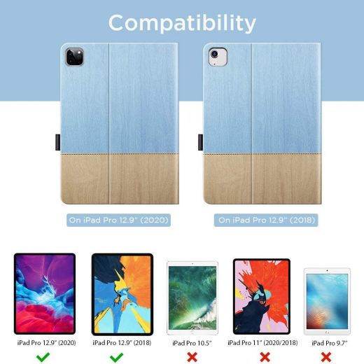 Чехол ESR Urban Premium Folio Case Sky для iPad Pro 12.9" M1 | M2 (2021 | 2022)