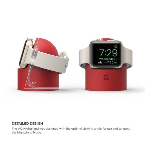 Док-станция Elago W2 Night Stand Red для Apple Watch