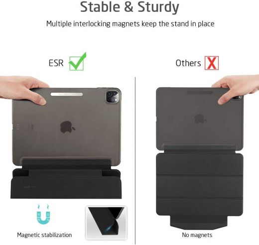 Чехол ESR Yippee Trifold Smart Case Black для iPad Pro 11" M1 | M2 (2021 | 2022)