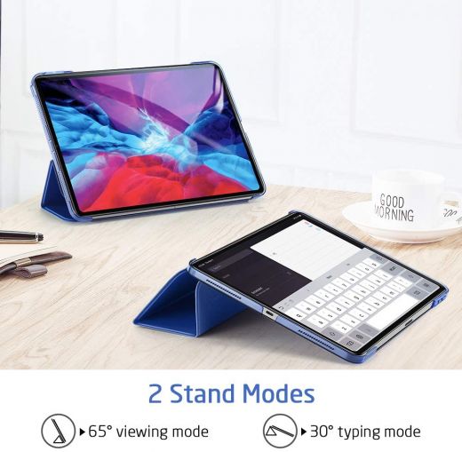 Чехол ESR Yippee Trifold Smart Case Navy Blue для iPad Pro 12.9" M1 | M2 ( 2021 | 2022)