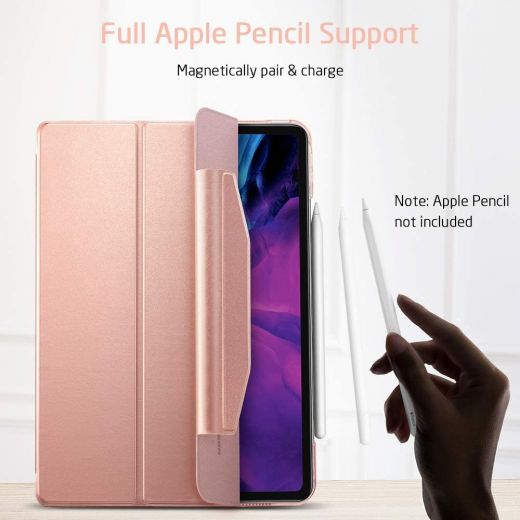 Чехол ESR Yippee Trifold Smart Case Rose Gold для iPad Pro 12.9" M1 | M2 ( 2021 | 2022)