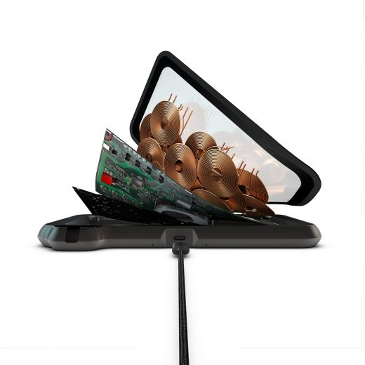 Безпровідна зарядка Zens Liberty Wireless Charger 30W Glass Black (ZEDC09G/00)