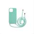 Силиконовый чехол с ремешком CasePro Silicon Blue для iPhone 13 Pro Силиконовый чехол с ремешком CasePro Silicon Blue для iPhone 13 Pro