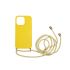 Силиконовый чехол с ремешком CasePro Silicon Yellow для iPhone 13 Pro Силиконовый чехол с ремешком CasePro Silicon Yellow для iPhone 13 Pro