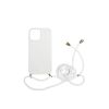 Силіконовий чохол з ремінцем CasePro Silicon White для iPhone 13 Pro Max