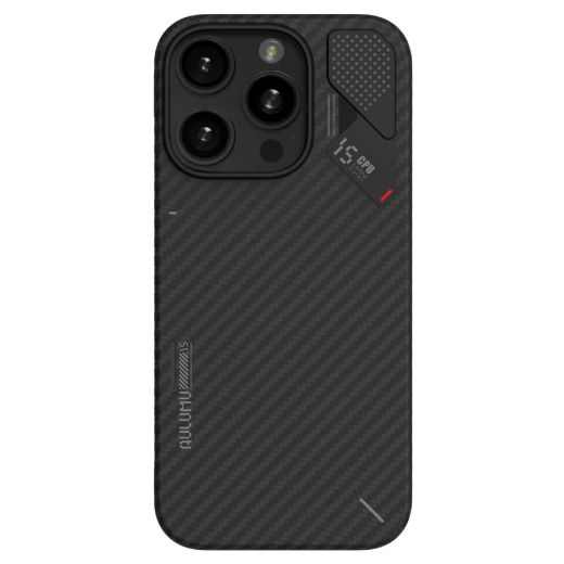 Карбоновый чехол Aulumu A15 Aramid Fiber MagSafe Case для iPhone 15 Pro Max