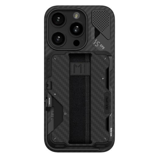 Карбоновий чохол Aulumu A15 Aramid Fiber MagSafe Case для iPhone 15 Pro