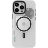 Прозрачный светящийся в темноте чехол Aulumu A16 Frosted Case Translucent White для iPhone 16 Pro Max