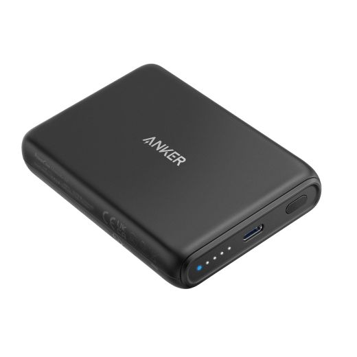 Повербанк с беспроводной зарядкой Anker 521 Magnetic Battery (PowerCore 5K)