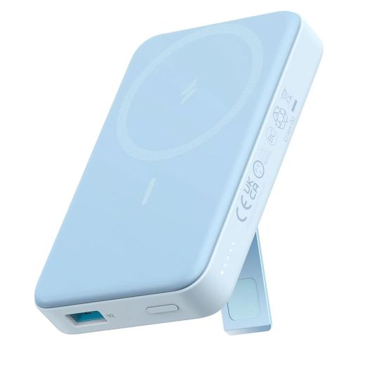 Повербанк з бездротовою зарядкою Anker 633 Magnetic Battery 10000 мАг Blue (A1641031)