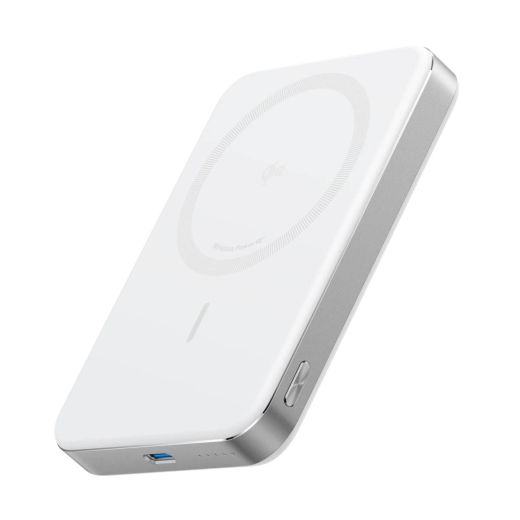 Повербанк Anker MagGo Ultra-Slim 10000mAh Qi2 15W Aurora White (A1664H21)