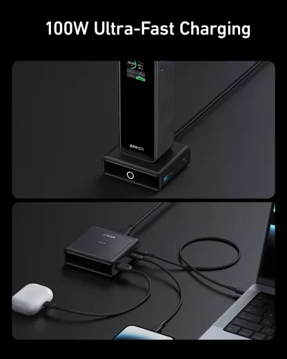 Зарядна база Anker 100 Вт для Anker Prime Power Bank