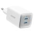 Швидка зарядка Anker 523 Charger (Nano 3, 47W) White Швидка зарядка Anker 523 Charger (Nano 3, 47W) White