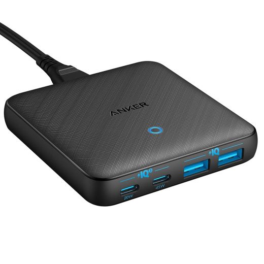 Быстрая зарядка Anker 543 Charger (65W II) Black (A2046)