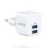 Сетевое зарядное устройство Anker 320 Charger (12W) White (A2620322)