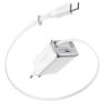 Зарядка Anker Nano Charger (35W, Integrated Retractable USB-C Cable) White