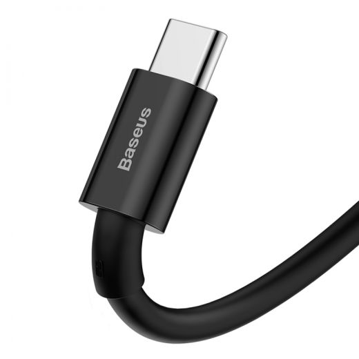 Кабель Baseus Superior Series Fast Charging Data Cable USB-A to Type-C 66W 2m Black (CATYS-A01)