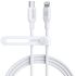 Кабель Anker 541 USB-C to Lightning Cable (Bio-Based) 1.8m Aurora White (A80A2021)