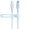 Еко кабель Anker 543 USB-C to USB-C Cable (Bio-Based) 0.9m Misty Blue (A80E1031)