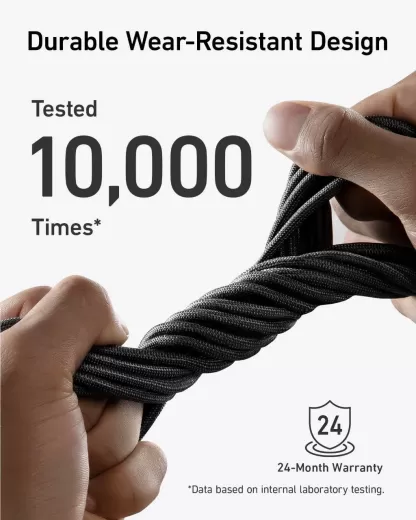 Кабель Anker 543 USB-C to USB-C Cable 1м Black