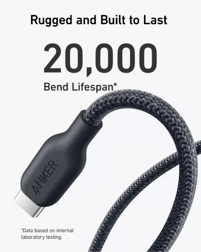 Кабель Anker 543 USB-C to USB-C Cable 1м Black