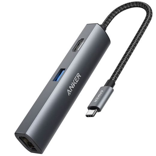 Хаб Anker 533 USB-C 5-в-1 Gray (A8338)