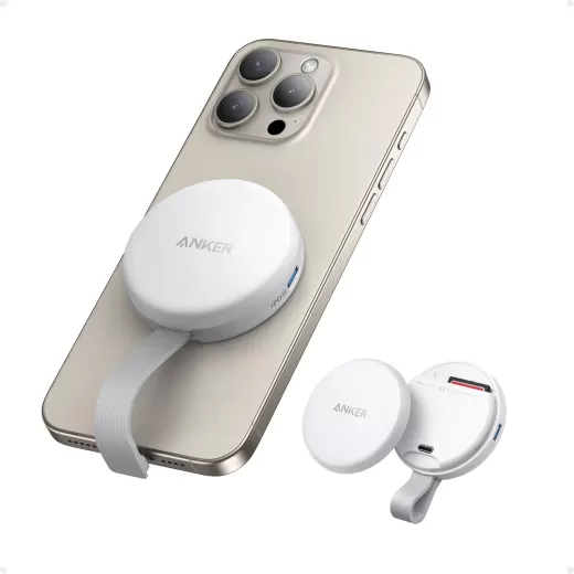 Адаптер Anker MagGo USB-C Adapter (3 в 1, 10Gbps) Aurora White