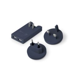 Зарядний пристрій Native Union Smart Charger 2-Port USB Fabric Marine (SMART-2-MAR-FB-INT)