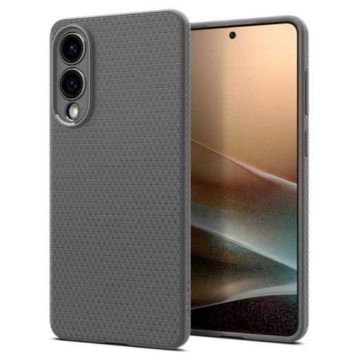 Чохол Spigen Liquid Air Marble Gray для Samsung Galaxy S25 Edge (ACS09421)