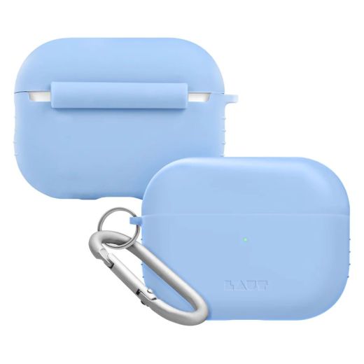 Чехол с карабином Laut POD Powder Blue для AirPods Pro 2nd Gen (L_APP2_POD_PB)