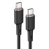 Кабель Acefast [C2-03] Data Cable USB-C to USB-C 60W 1.2м Black