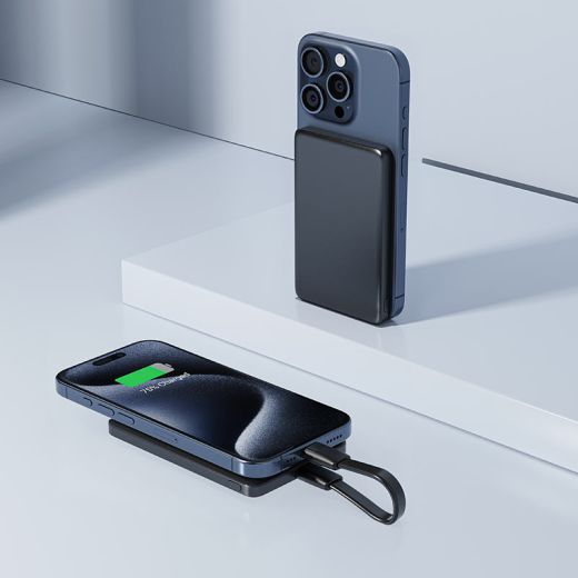 Повербанк Acefast Magnetic Fast Wireless Charge Power Bank M8 PD18W 5000mAh