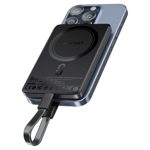 Повербанк Acefast Magnetic Fast Wireless Charge Power Bank M8 PD18W 5000mAh