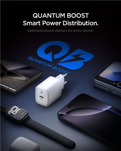 Швидка зарядка Spigen Essential 20W Wall Charger EE201EU White (ACH08701)