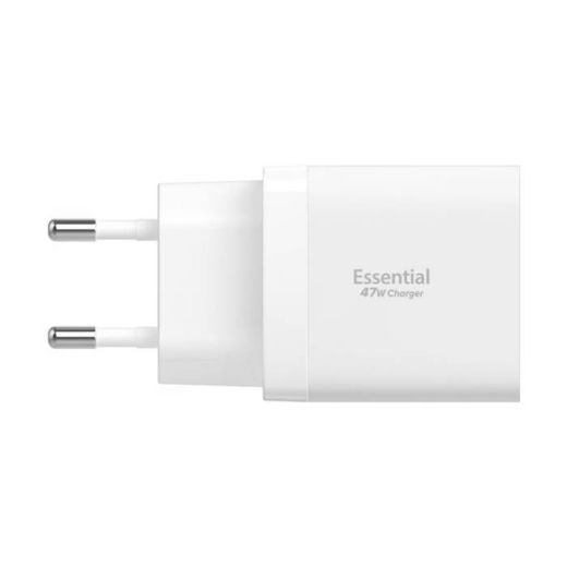 Швидка зарядка Spigen Essential 47W Wall Charger EE472EU White (ACH08707)