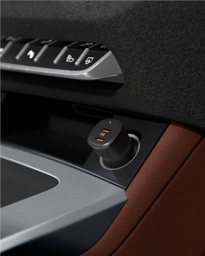 Автомобільна зарядка Spigen ArcStation Essential 50W Car Charger Black (ACP08523)