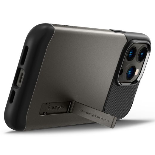 Чохол Spigen Slim Armor Case Gunmetal для iPhone 14 Pro (ACS04672)