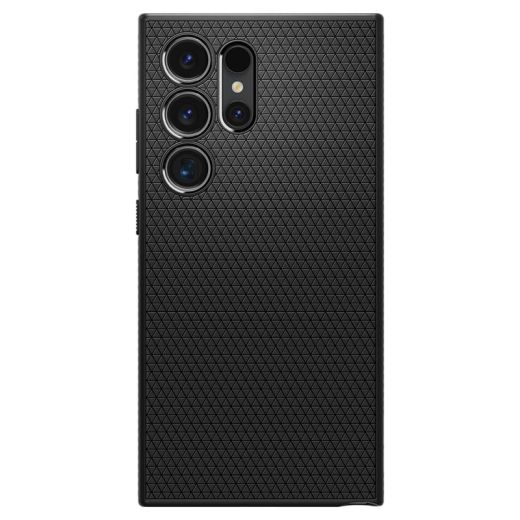 Чохол Spigen Liquid Air Matte Black для Samsung Galaxy S24 Ultra (ACS07287)