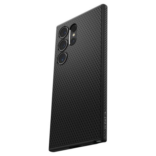 Чохол Spigen Liquid Air Matte Black для Samsung Galaxy S24 Ultra (ACS07287)