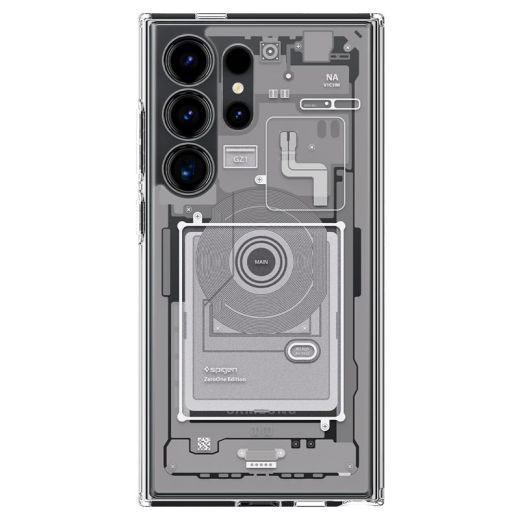 Прозрачный чехол Spigen Ultra Hybrid Zero One White для Samsung Galaxy S24 Ultra (ACS07294)
