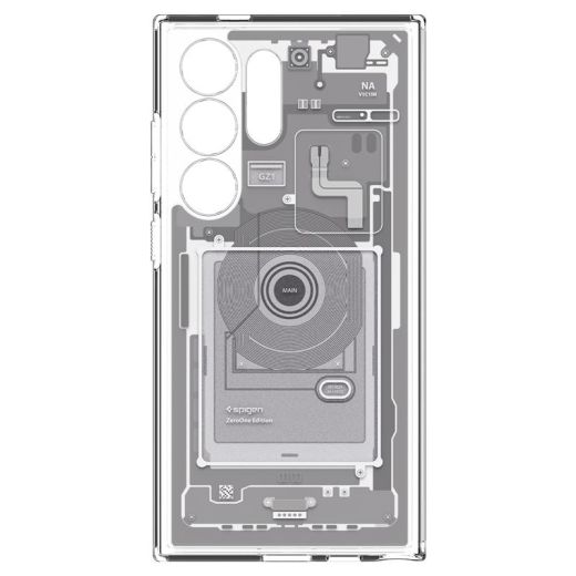 Прозрачный чехол Spigen Ultra Hybrid Zero One White для Samsung Galaxy S24 Ultra (ACS07294)