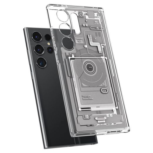 Прозрачный чехол Spigen Ultra Hybrid Zero One White для Samsung Galaxy S24 Ultra (ACS07294)