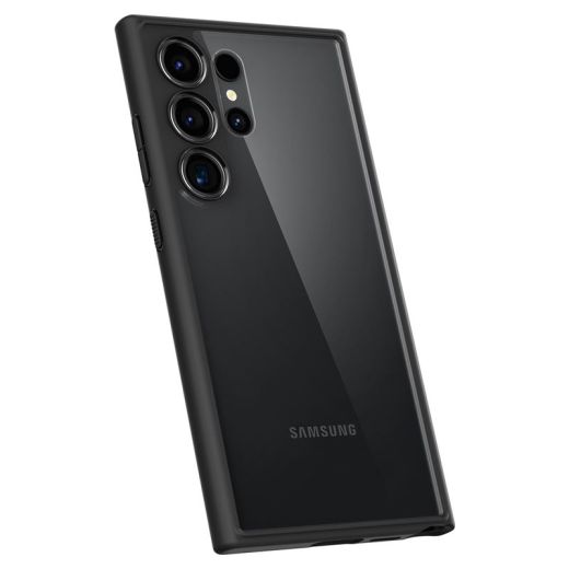 Прозорий чохол Spigen Ultra Hybrid Matte Black для Samsung Galaxy S24 Ultra (ACS07295)