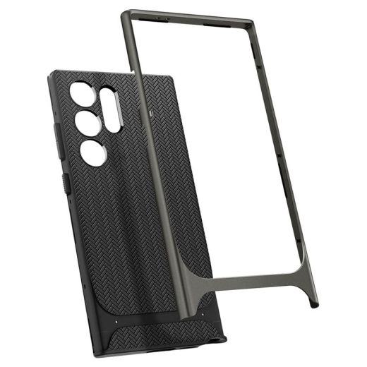 Чехол Spigen Neo Hybrid Gunmetal для Samsung Galaxy S24 Ultra (ACS07305)