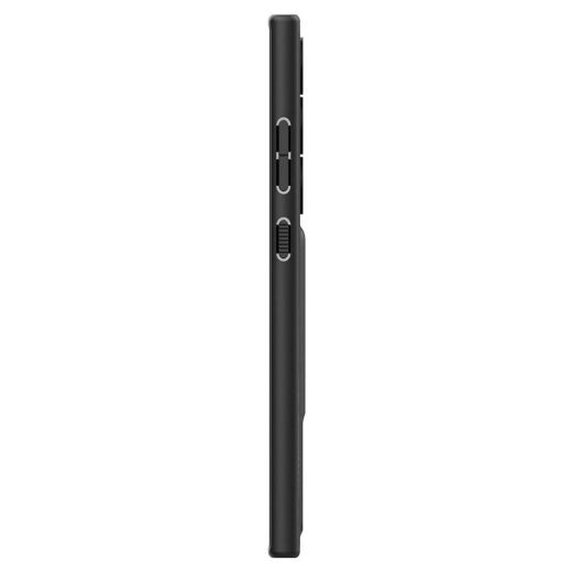 Чохол Spigen Liquid Slot Matte Black для Samsung Galaxy S24 Ultra (ACS07310)