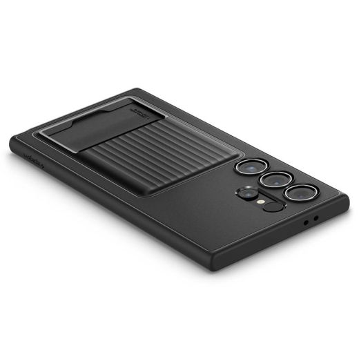Чохол Spigen Liquid Slot Matte Black для Samsung Galaxy S24 Ultra (ACS07310)