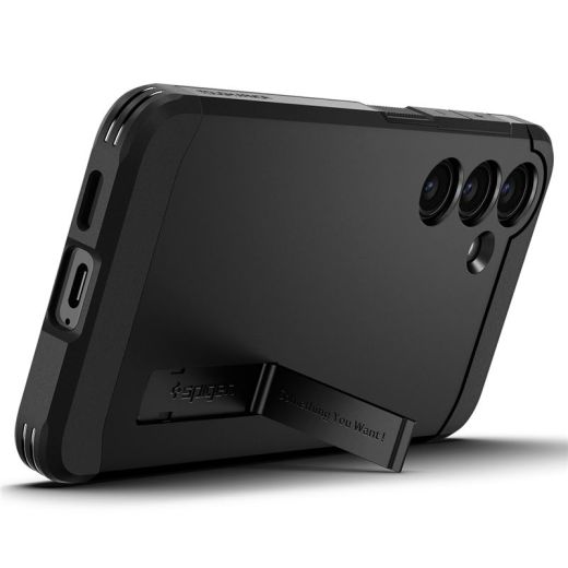 Чехол-подставка Spigen Tough Armor Black для Samsung Galaxy S24 Plus (ACS07332)
