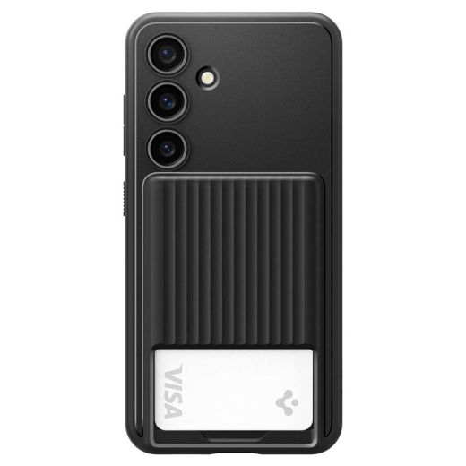 Чохол Spigen Liquid Slot Matte Black для Samsung Galaxy S24 (ACS07360)