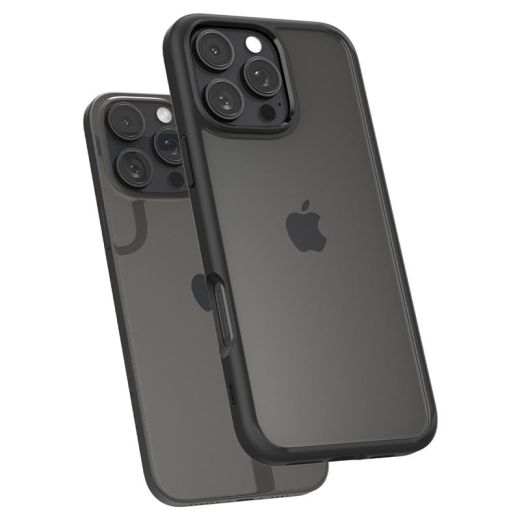 Чехол Spigen Crystal Hybrid Matte Black для iPhone 16 Pro Max (ACS08031)
